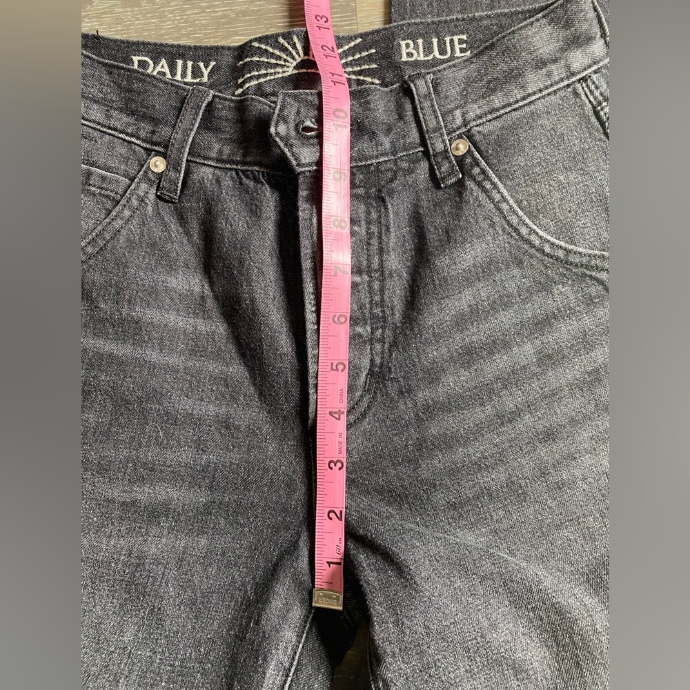 AG Daily Blue Wide Leg Barrel Jeans Mantra Black Jeans - Picture 9 of 13